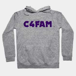 C4FAM purple Logo Hoodie